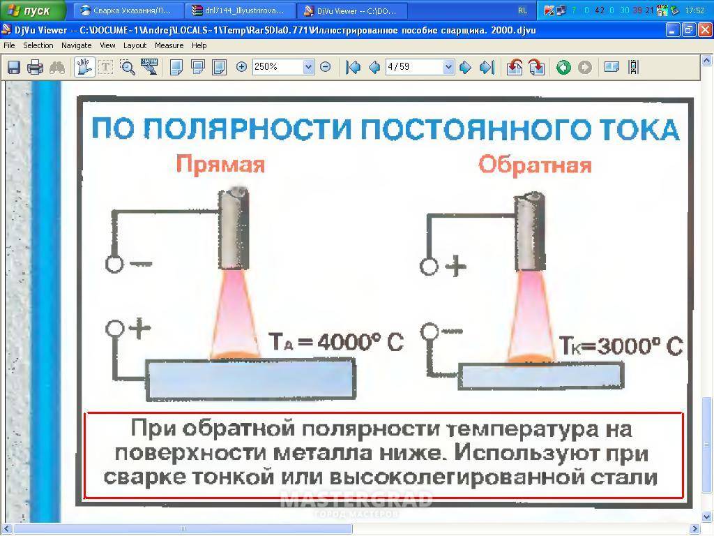 Обратная полярность при сварке и прямая полярность: отличия и как выбрать для инвертора