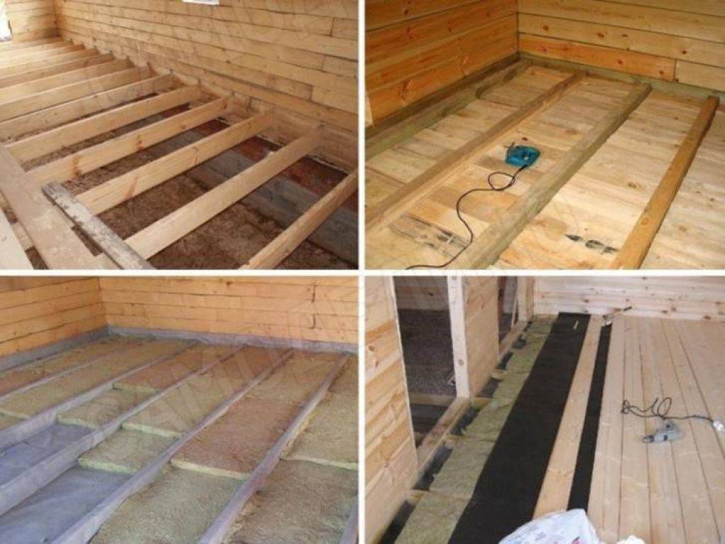 Полы в деревянном доме (33 фото): чем застелить черновую поверхность с деревянными перекрытиями