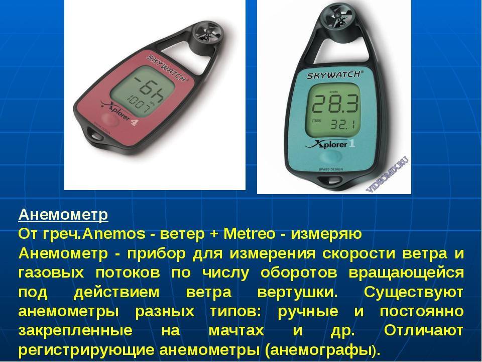 Анемометр это: что такое, что измеряет ветромер, кто изобрел