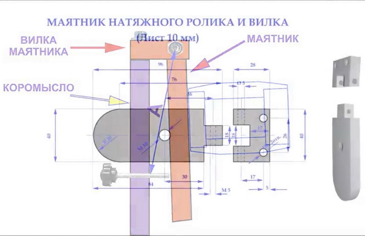 Чертежи ленточного гриндера. полный комплект с размерами.