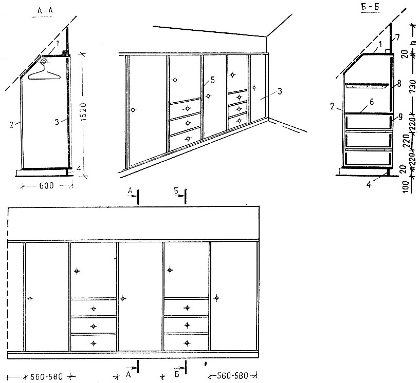 Шкаф-купе своими руками — инструкция и чертежи с описанием