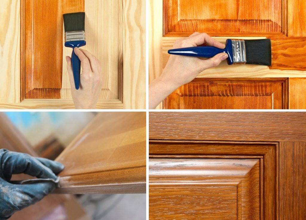 Как покрасить деревянную дверь своими руками: лаком, краской