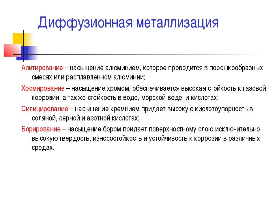 Алитирование это насыщение поверхностного слоя металла