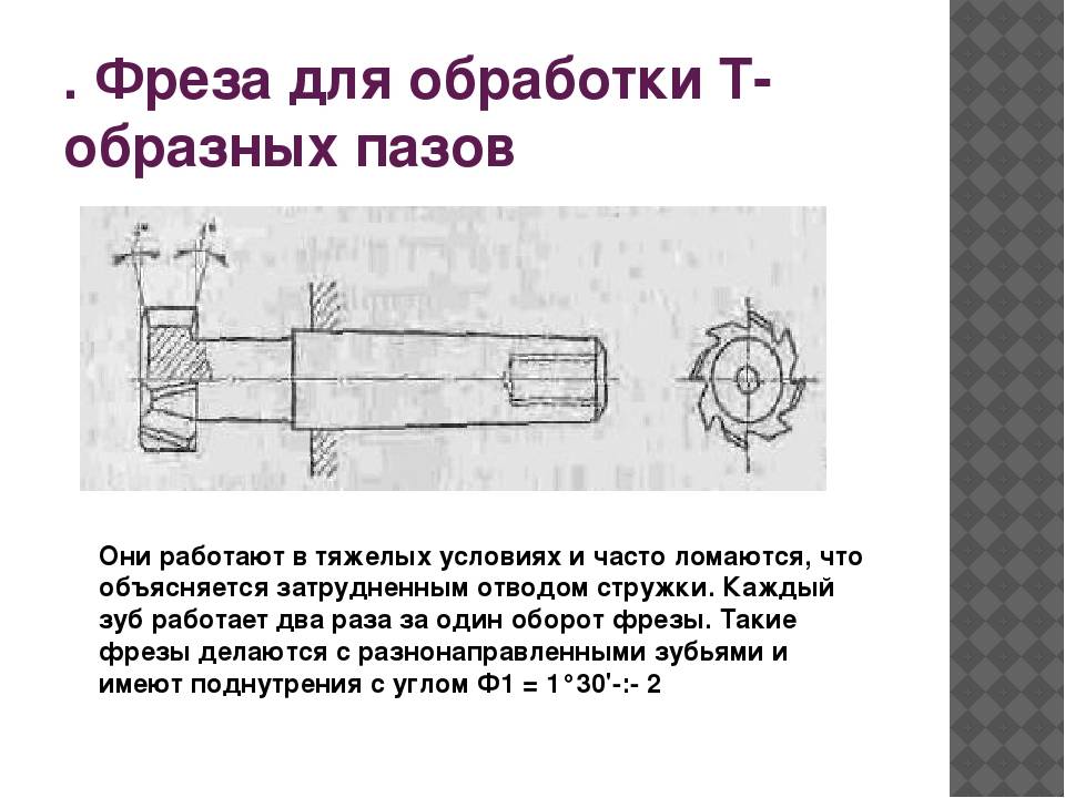 Фрезы v-образные и т-образные: назначение, применение, госты