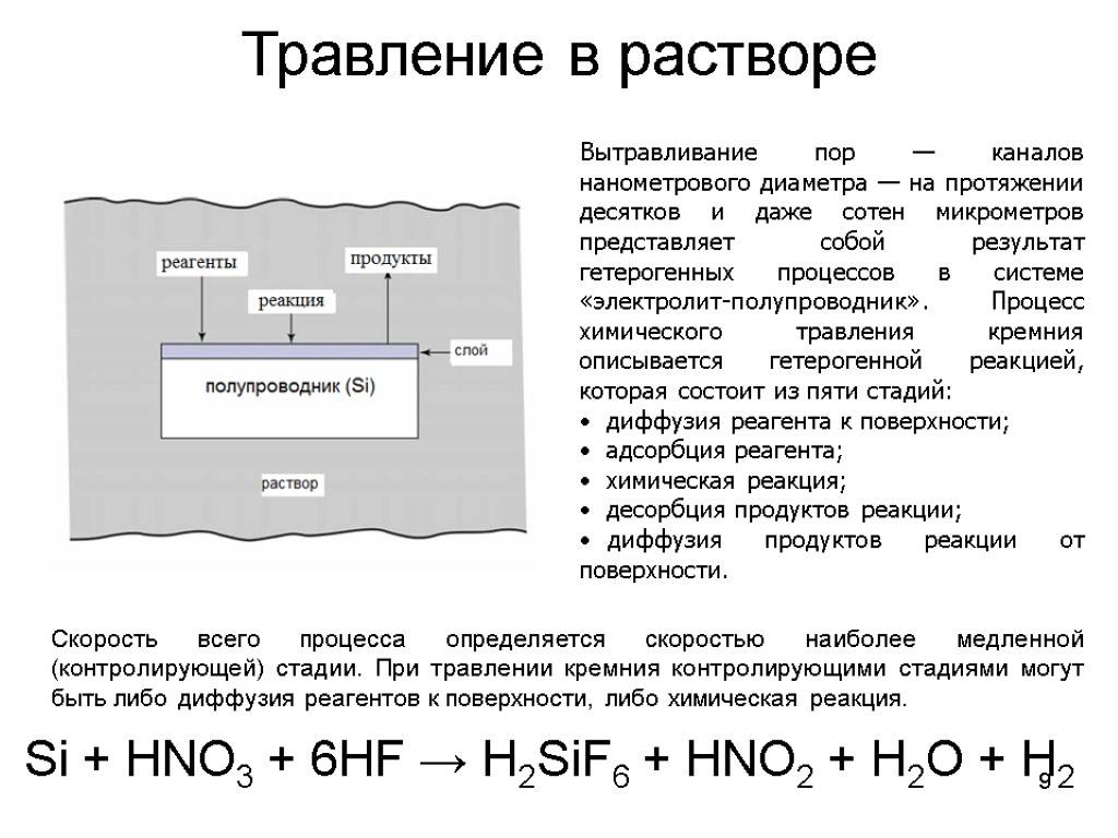 Травление металлов в домашних условиях - методика, растворы