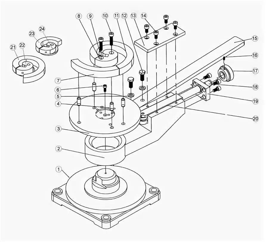 Гнутик для холодной ковки своими руками (чертежи и фото)