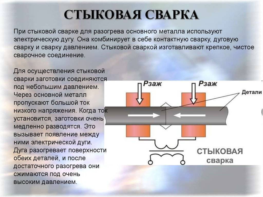 Стыковая сварка
