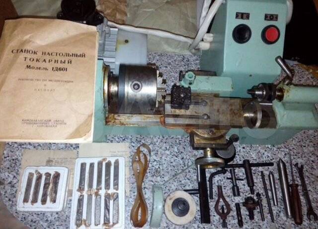 Обзор настольного токарного станка 1д601