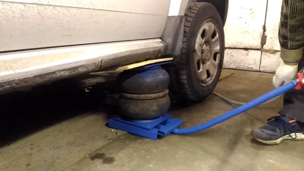 Пневмодомкрат. быстро и просто поднимаем авто