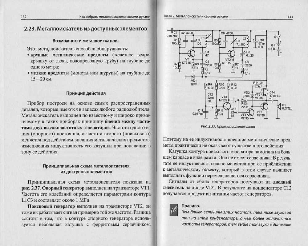 Металлоискатель для золота своими руками: принцип