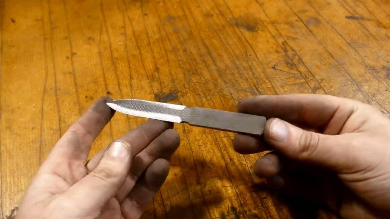 Нож из напильника: обоюдосторонняя шлифовка, плюсы и минусы ковки, изготовление рукояти для самодельного кинжала