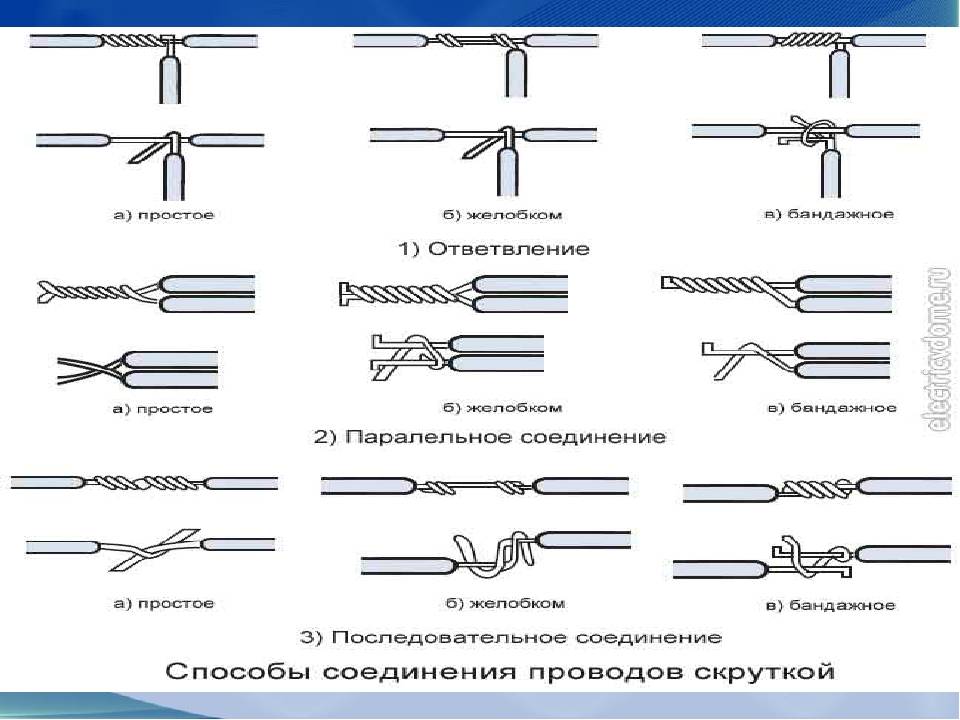 Соединение проводов между собой: 11 способов и рекомендации