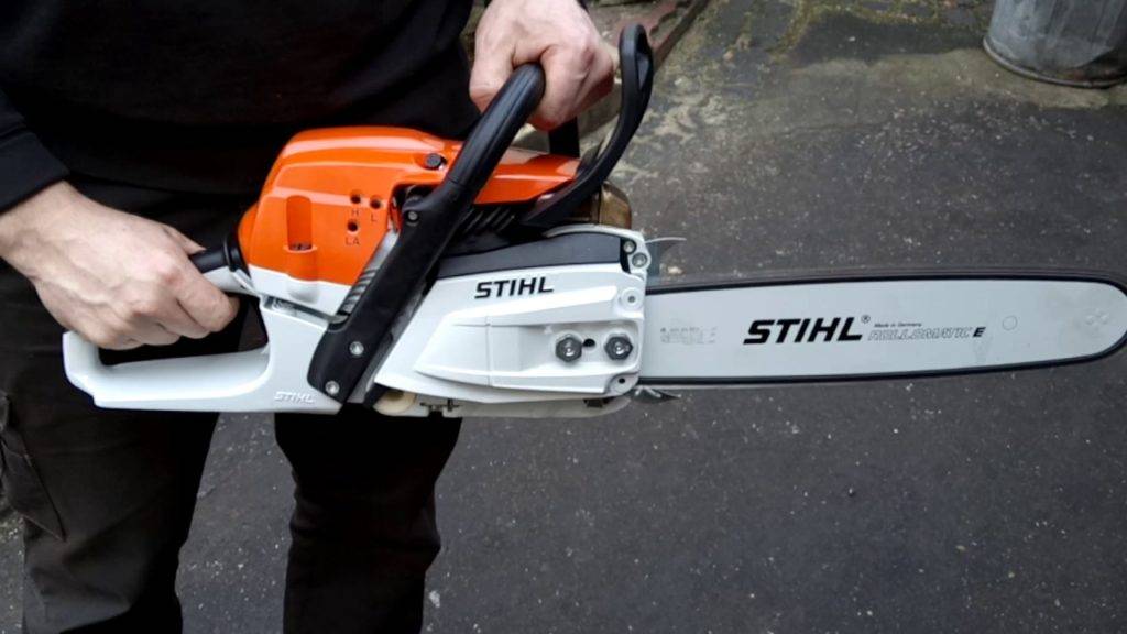 Профессиональная бензопила stihl ms 261 - резов