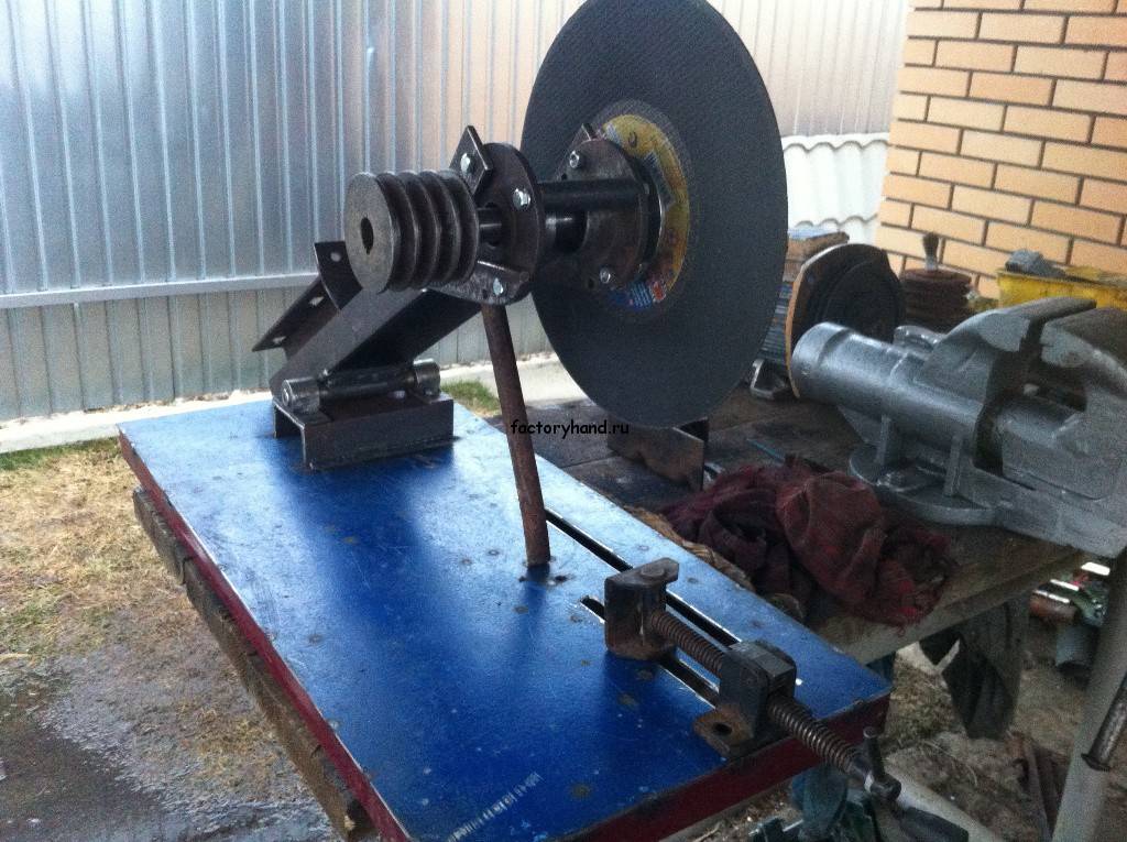 Отрезной станок по металлу своими руками: технология изготовления