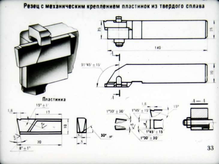Отрезные резцы для токарного станка по металлу