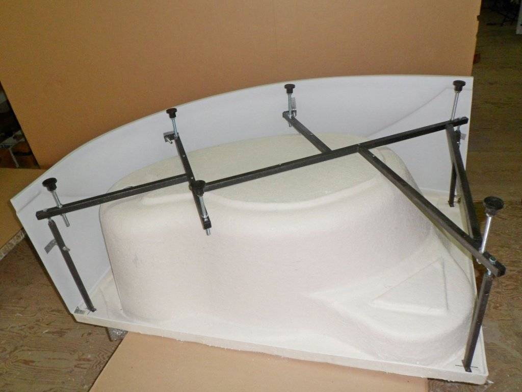 Установка акриловой ванны своими руками – понятная инструкция для домашних мастеров