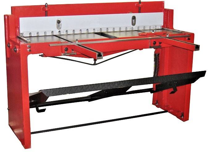 Гильотины для резки и рубки металла: ручные механические, электрические, гидравлические