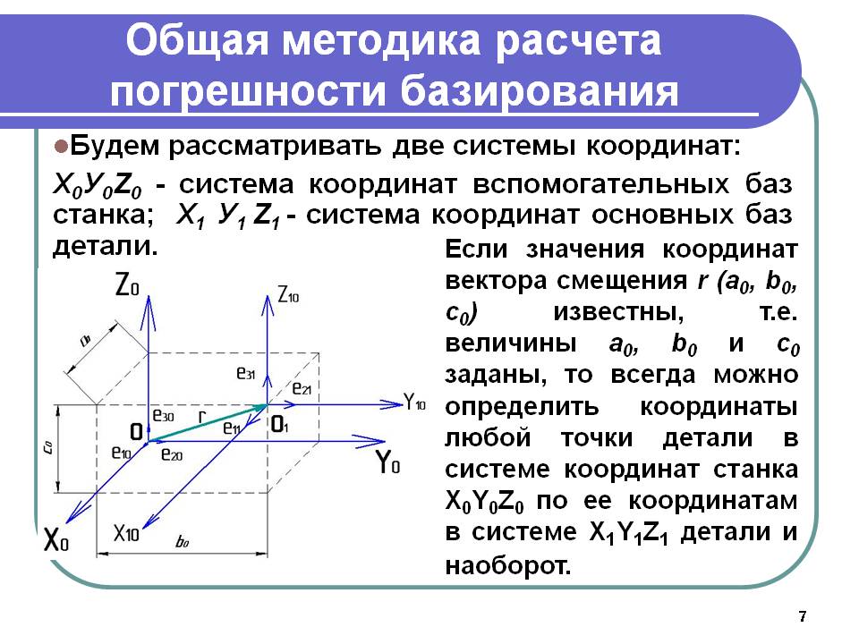 Погрешность базирования: понятие, методики, формулы