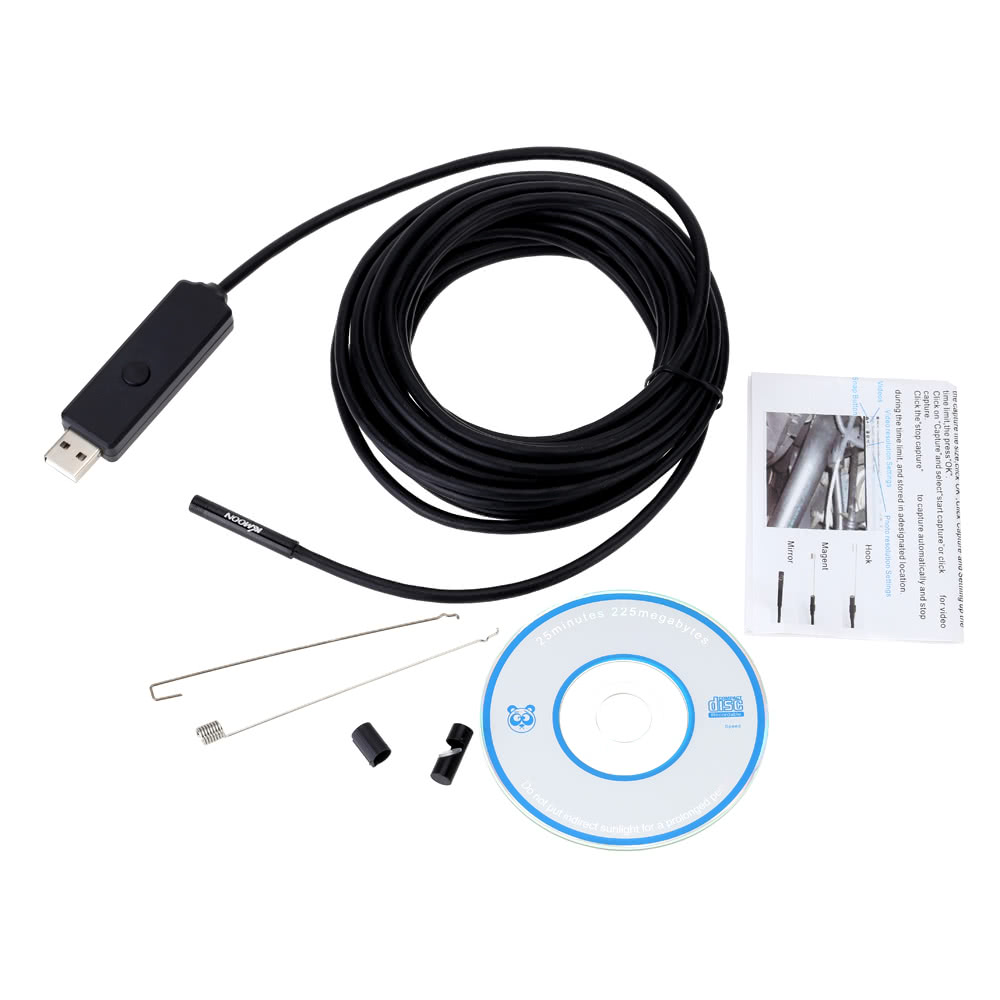 Технический эндоскоп. гибкий usb-глаз | проинструмент
