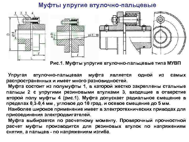 Муфты упругие втулочно-пальцевые, мувп. производство и продажа.