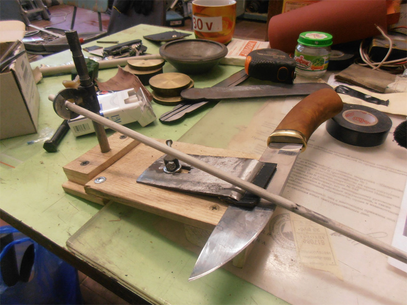 Самостоятельное изготовление ножа ручной работы