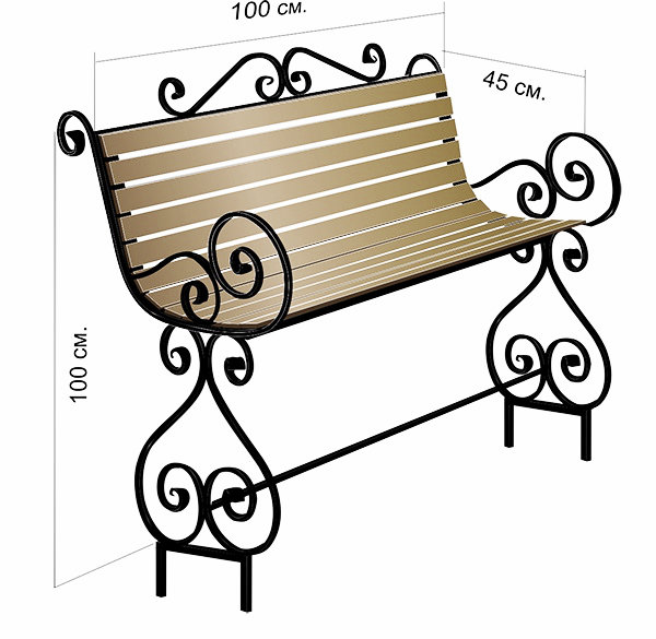 Столик и скамейка на кладбище своими руками: размеры и чертежи из металла, как сделать лавочку и железный стол