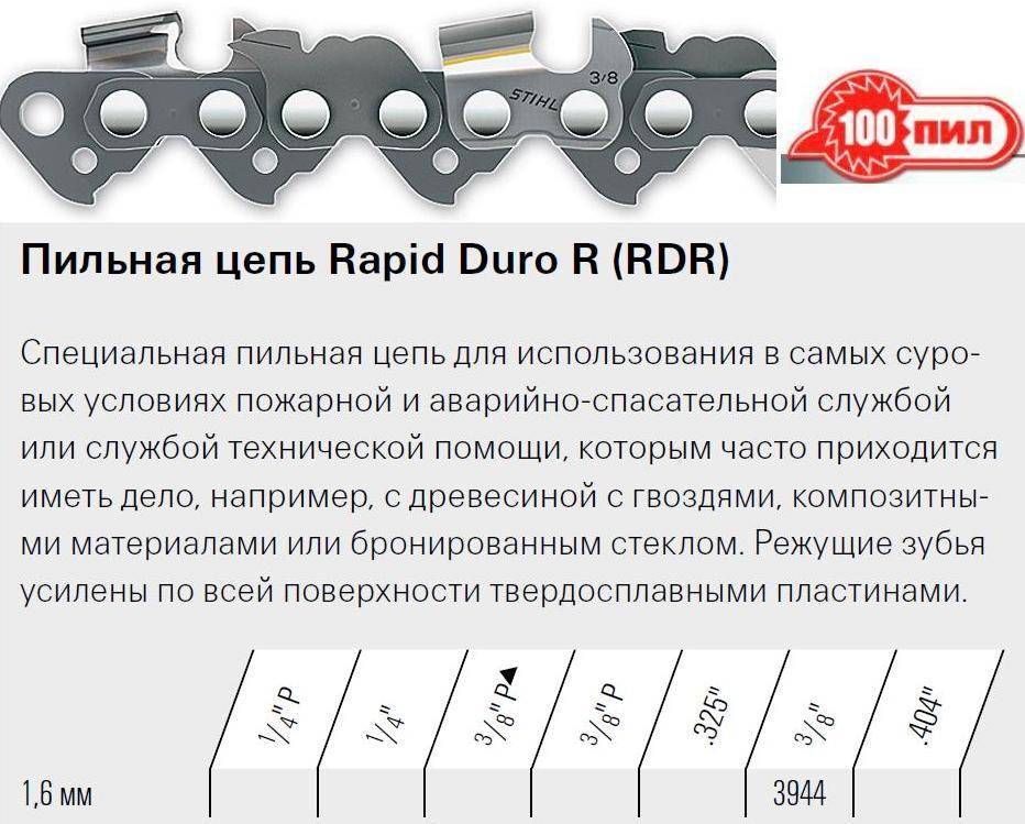 Какую цепь лучше ставить на бензопилу