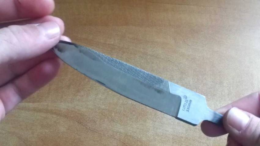 Этапы создания своими руками ножа из напильника