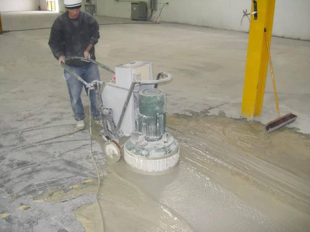 Технологии шлифовки и полировки бетонного пола: применяемое оборудование