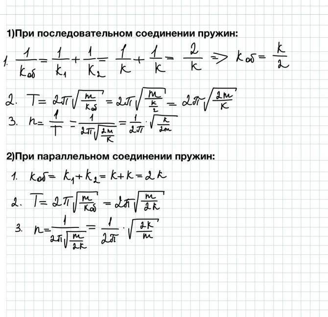 Жесткость пружины - формула и примеры расчетов