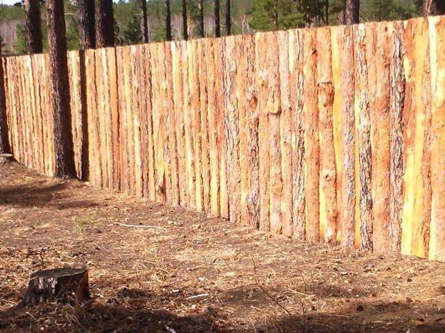 Забор из горбыля – как сделать его красивым и долговечным анастасия истомина, блог малоэтажная страна