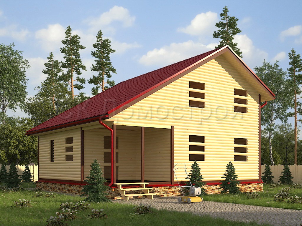 Brusina — компания строит теплые деревянные дома под ключ и под усадку