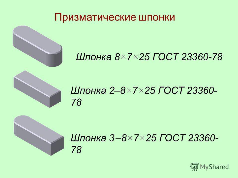 Шпоночный паз: размеры по гост