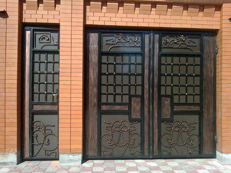Входные металлические двери с ковкой — заказать в люберцах от производителя | «сталь-доор»