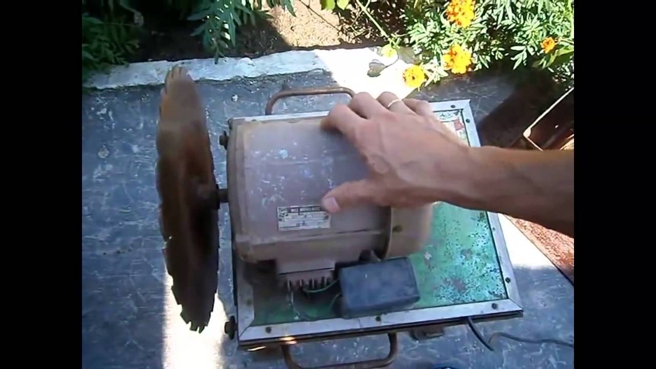 Как сделать циркулярку из двигателя стиральной машины своими руками